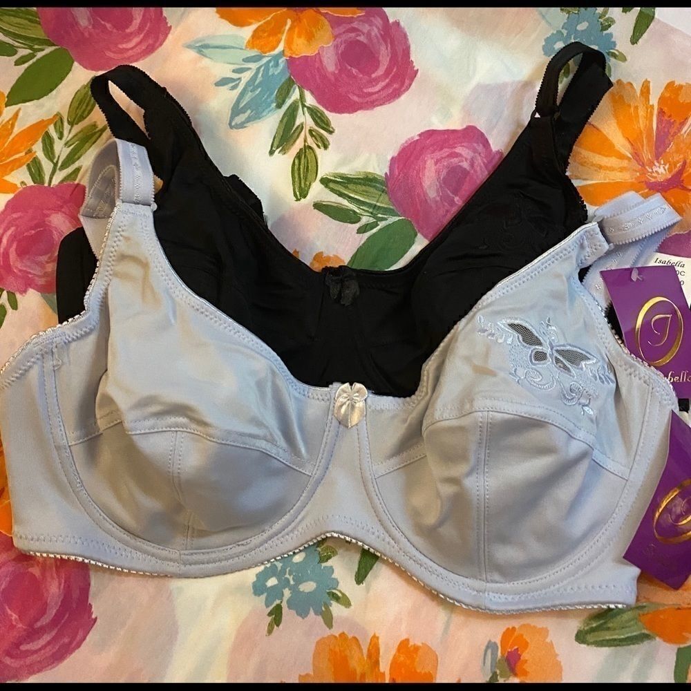 💥Isabella assorted lace embroidery  Bra Size:40C…